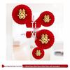 Pearl Paper Fan Wedding Decoration Set
