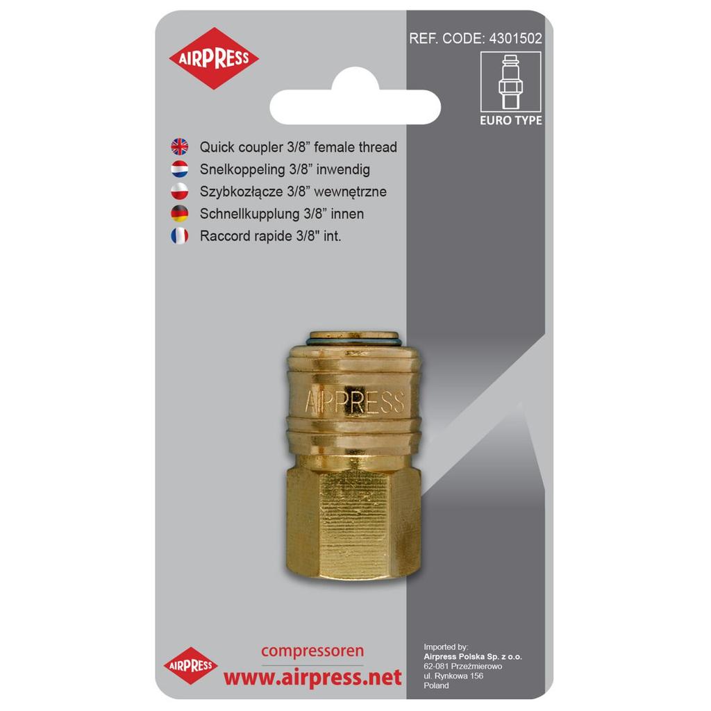 Quick Coupler With 3/8'' Internal Thread - Ap 4301502