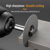 Electric Drill Diamond Cutting Disc & Grinder - Small Saw Blade for Glass, Jade, Grout Cleaning, Sanding & Grinding