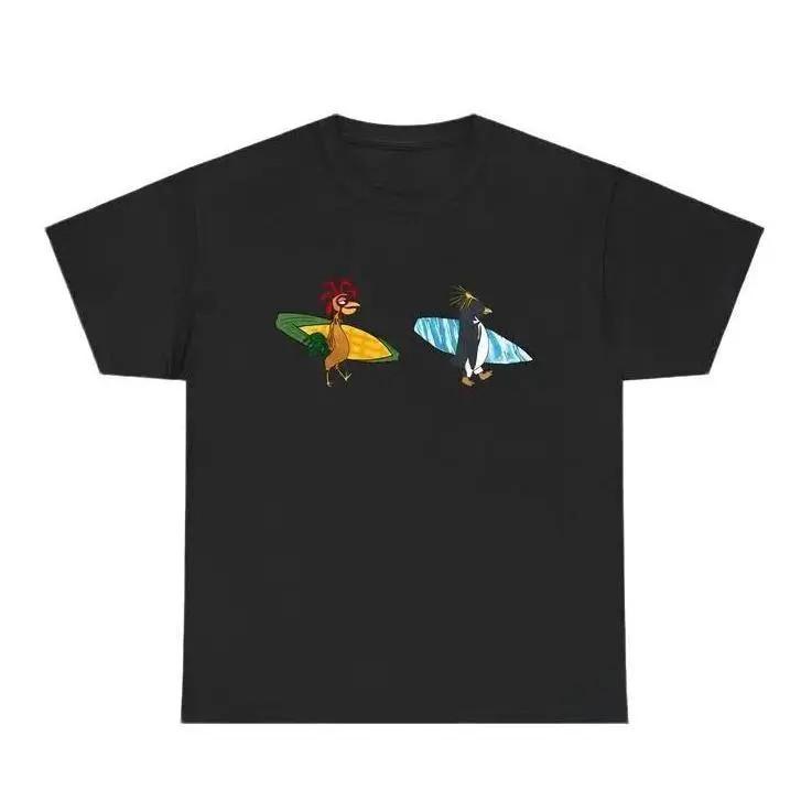 Cody Maverick & Chicken Joe Surfs Up Unisex Golf Gift T-Shirts For Men and Women S разноцветный