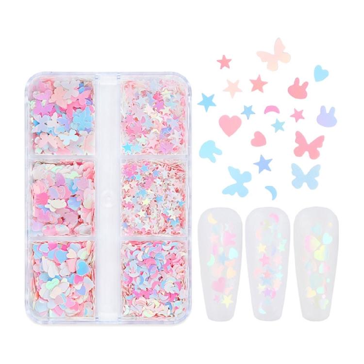 Nail Glitter Sequins Mix Manicure Decoration Sparkling Sequins for DIY Nail Art