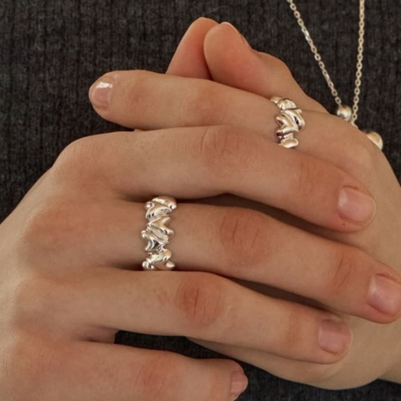 BEFORE MOONRISE Eternal Heart Ring SILVER SR304S