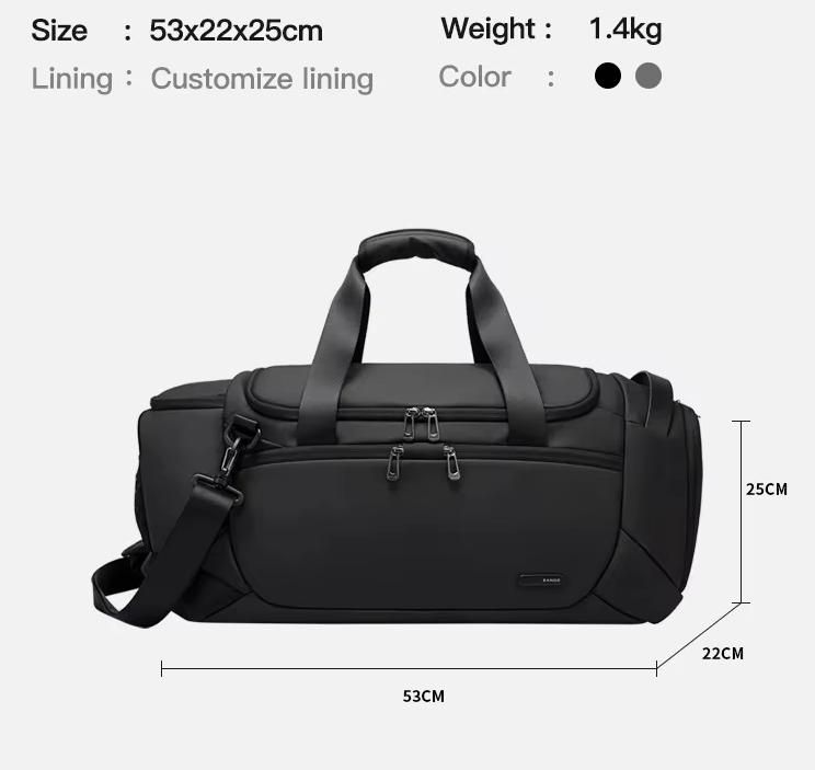 BANGE New 45L Large Capacity Basketball And Football Sport Bag Outdoor Travel Bag Daily Fintness Gym Duffel Bag Handbag