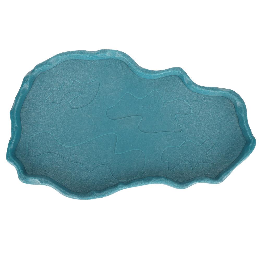 NW29 Plastic Reptiles Feeder Basin Snake Frogs Drinking Feeding Dish Landscape Decorations