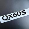 1pcs 3D ABS for Infiniti Car Emblem Rear Trunk Decals Badge Sticker Decal QX50S QX60S QX70S QX70 Accessories UU666