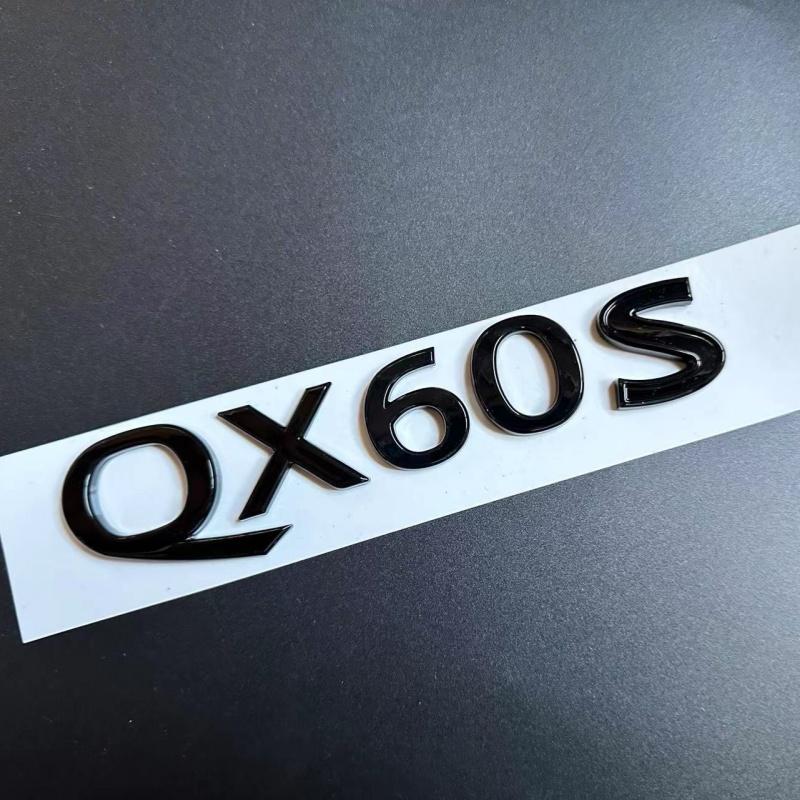 1pcs 3D ABS for Infiniti Car Emblem Rear Trunk Decals Badge Sticker Decal QX50S QX60S QX70S QX70 Accessories UU666