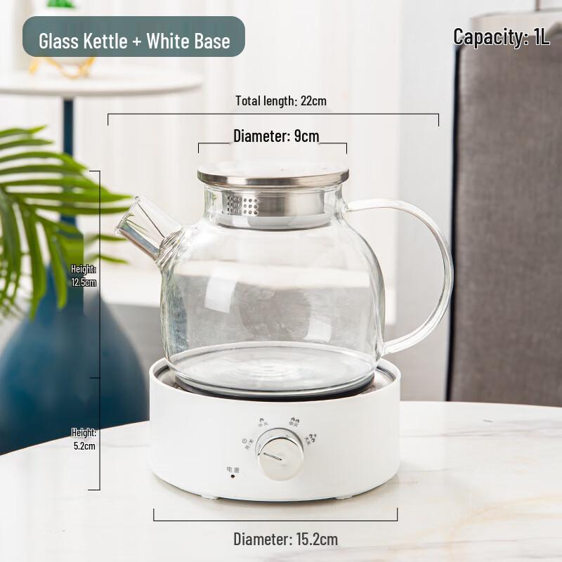 Shangqi Smart Glass Health Tea Kettle with Temperature Control