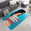 Grand Theft Auto Customize Your Name Area Rug Suitable for Decorate room Game Room Foyer Hallway Antislip Carpet Office home decor Spiritual Gift