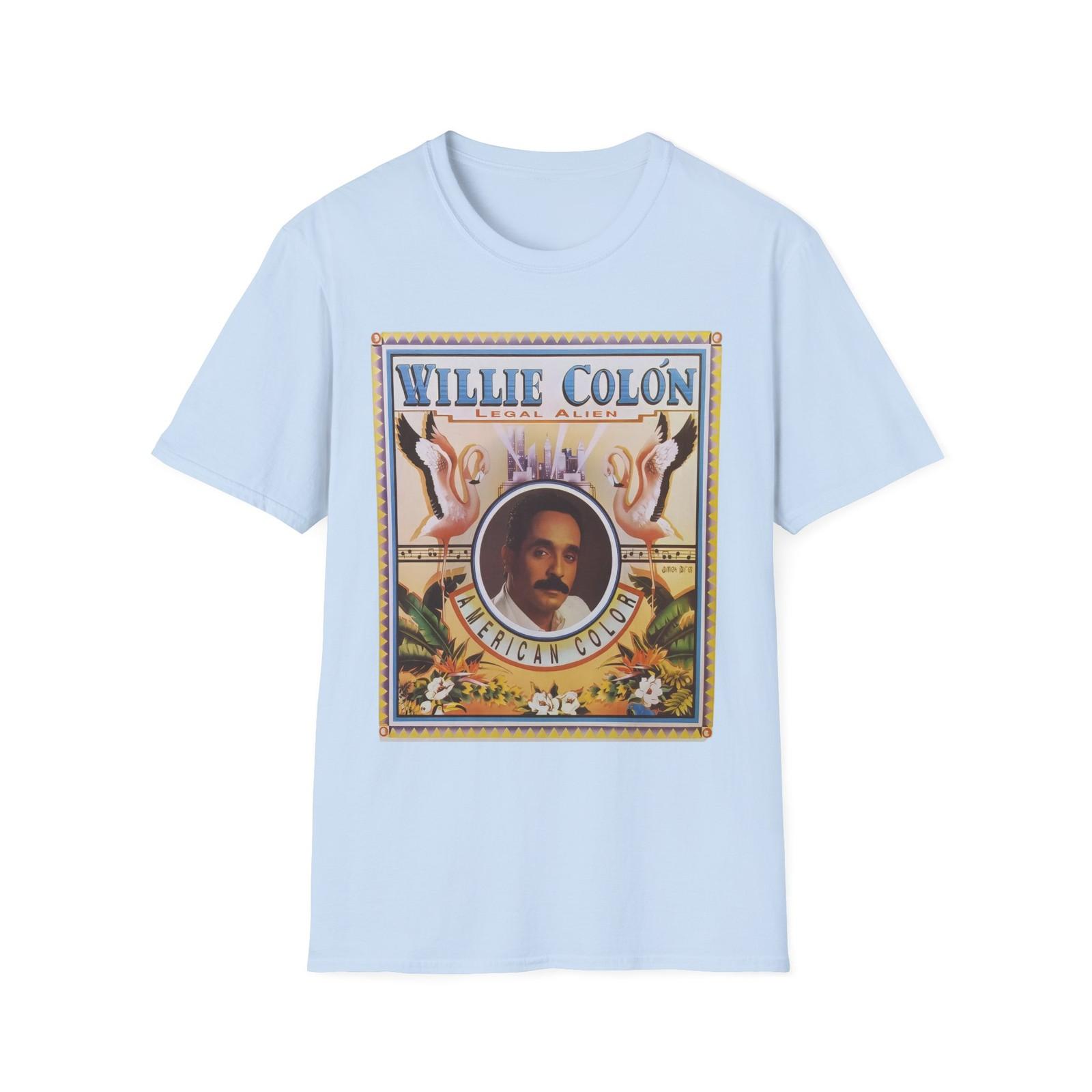Unisex Soft style T-Shirt. legal Alien, Willie Colon XXXXL