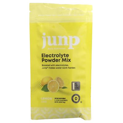 Electrolyte Powder Mix, Lemon, 5 Stick Packs, 3.6g (0.13oz) Each