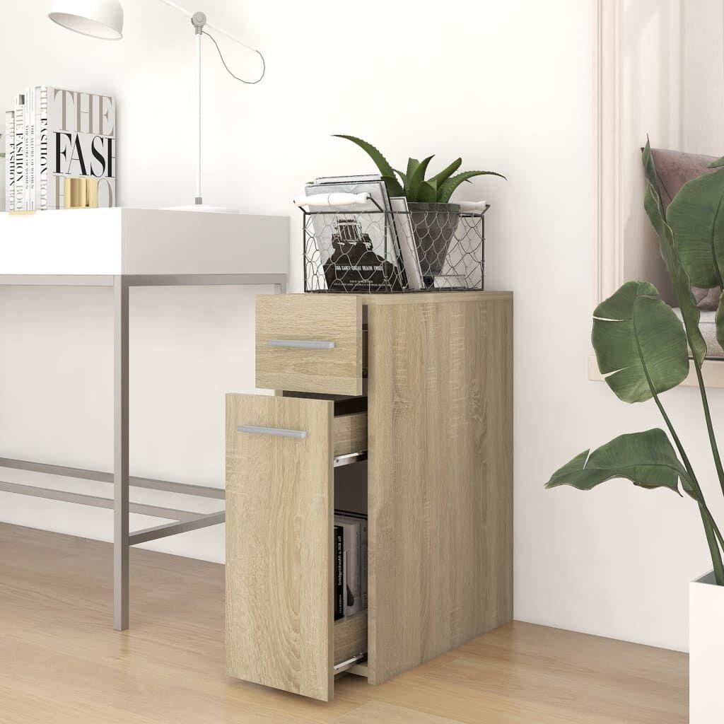 Badezimmerschubladenschrank, Schmaler Schubladen-Aufbewahrungsschrank, Schmales Badezimmereckregal, 20x45,5x60 Cm