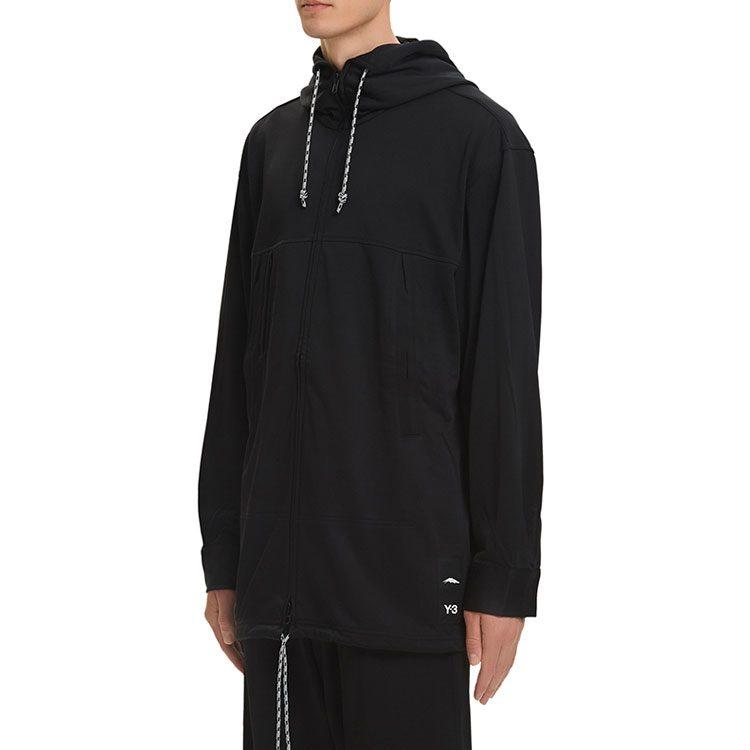 Y 3 Jackets Men's Black Hooded Moderate Other GK4806