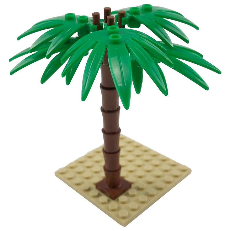 

MOC Растения Пальмы Лист Строительные Блоки Игрушки Для Детей DIY Игрушка 6135 2563 2566
