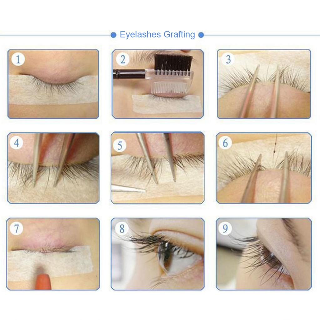 Stainless Steel Eyebrow Eyelash Comb Brush Eyelash Extension Cosmetic Makeup