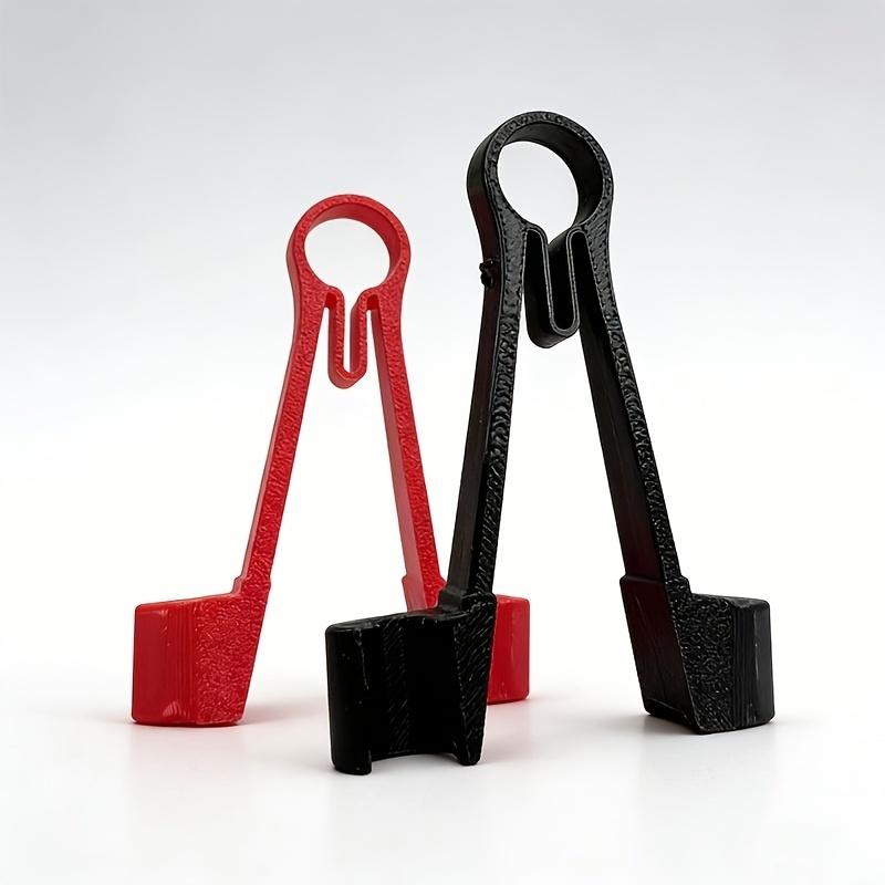 2/10pcs One-Handed Multimeter Probe Holder - Red/Black/White Test Lead Clip for Electricians, Free Your Hand for Soldering
