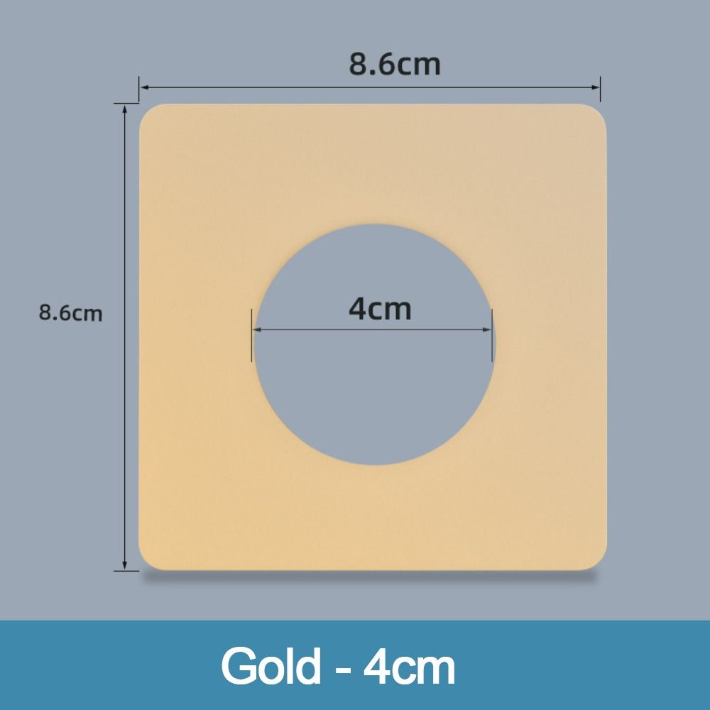 With Outlet Hole Cable Socket Panel With Rubber Pad Decorative Cover Network Cable