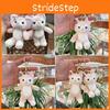 Adorable Fox Cartoon Keychain Plush Doll Cute Backpack Charm And Accessory 18cm