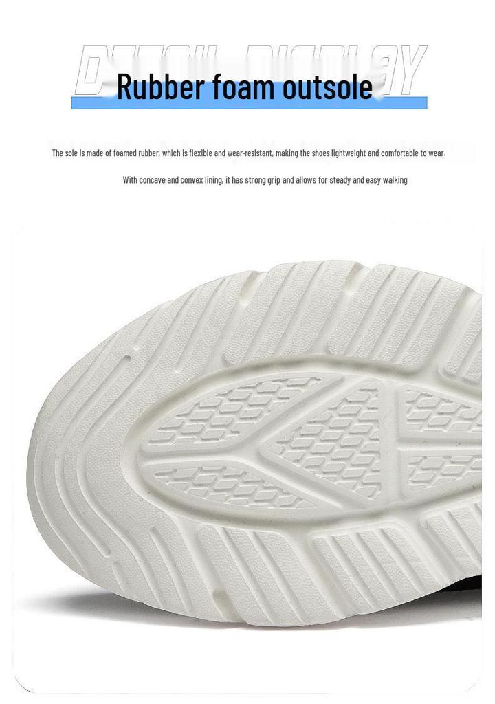 Men's Breathable Mesh Slip-on Loafers: Non-slip, Soft Sole, Casual Shoes for Dad