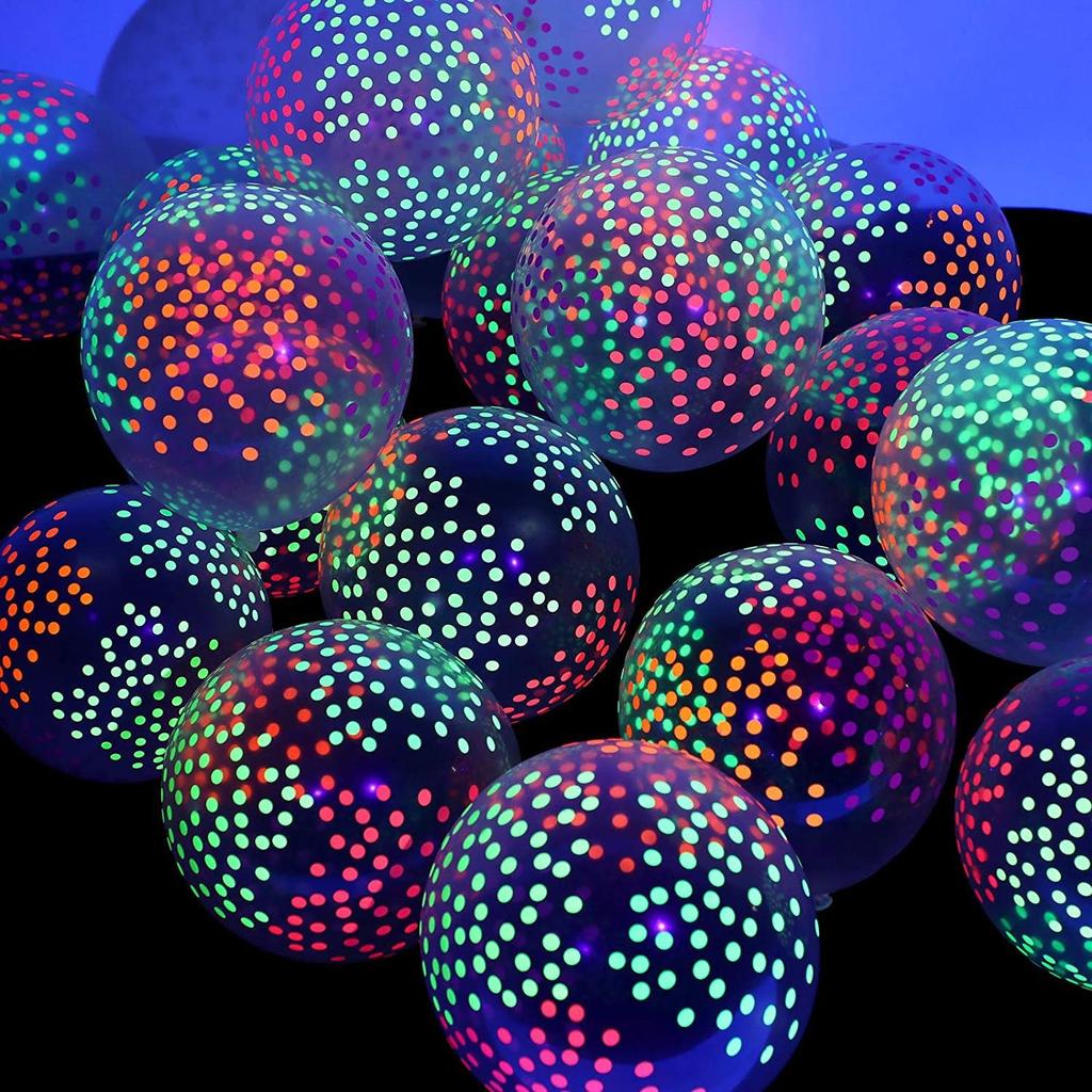 10 ks 12palcových fluorescenčních balónků Neonové svítící latexové balónky Svatba Narozeninová oslava Dekorace Svítící balónek Baby Shower Dětské dárky