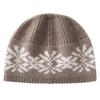 France Paul Fair Island Jacquard Consinee pure cashmere knitted hat bag head cold hat thin face show face small bucket hat