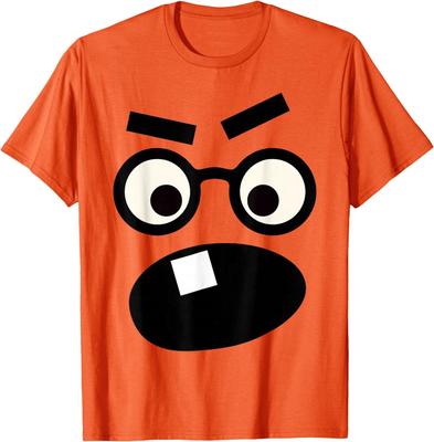 Ανατριχιαστικά Καρότα Πρόσωπο Halloween Κοστούμι T-Shirt
