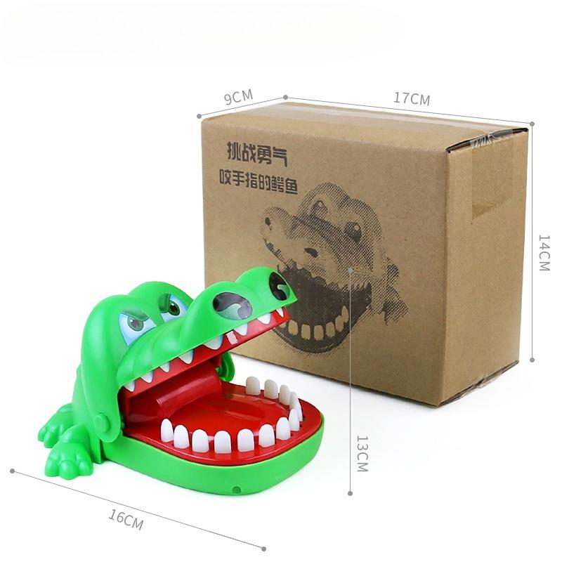 Crocodile Teeth Toys Game for Kids, Crocodile Biting Finger Dentist Games with Sounds Funny Alligator Teeth Game