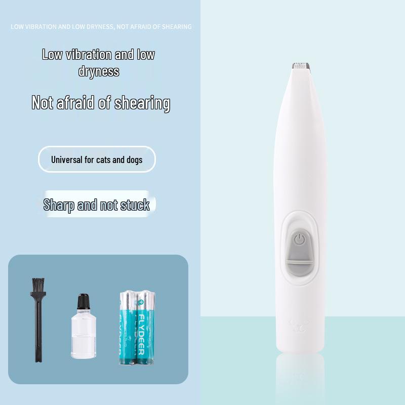 Rechargeable Pet Paw Trimmer with LED Light