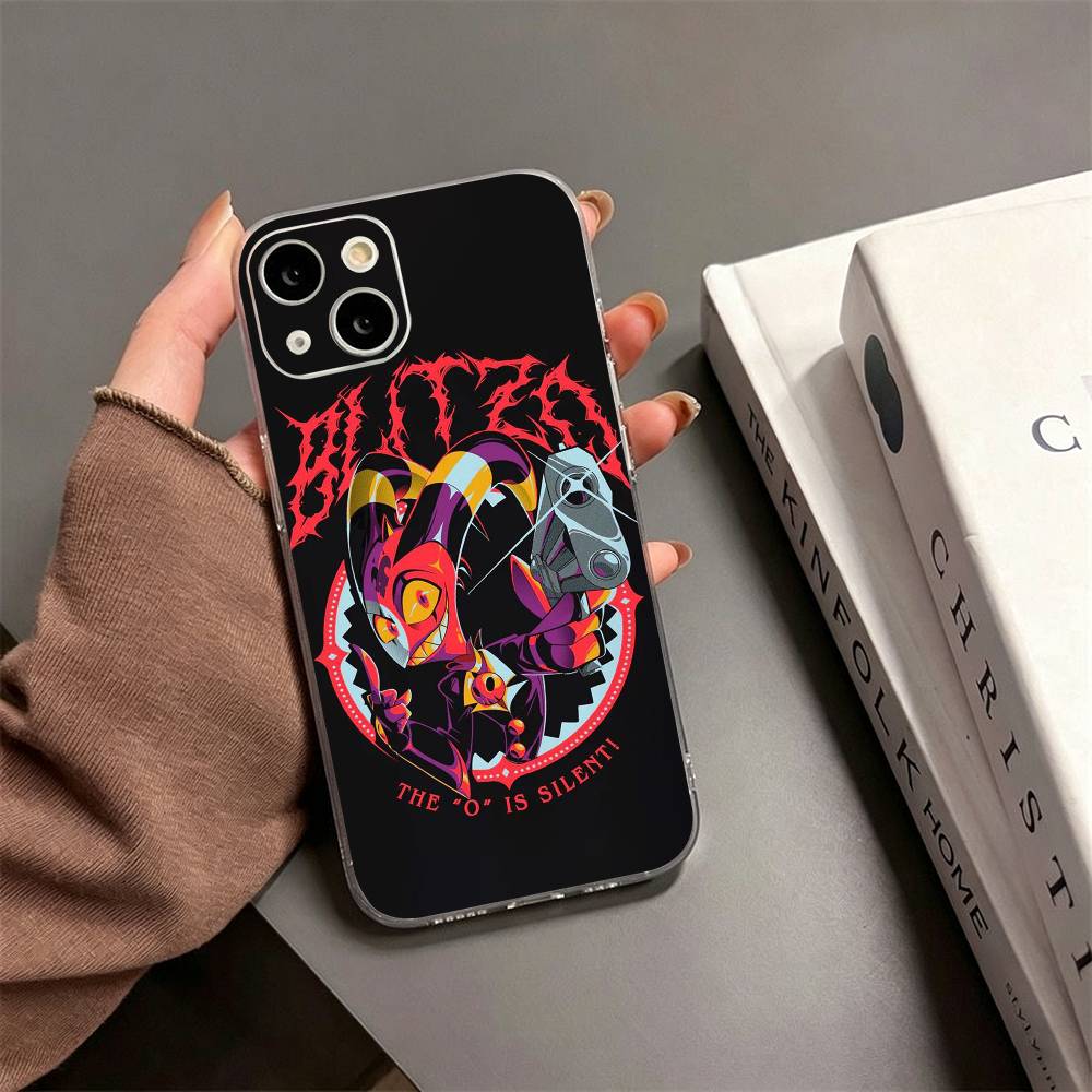 Чехол для телефона Helluva Boss Блитцо для iPhone17,16,15,14,13,12,11 Plus,Pro Max Мягкий прозрачный чехол iPhone11PROMAX