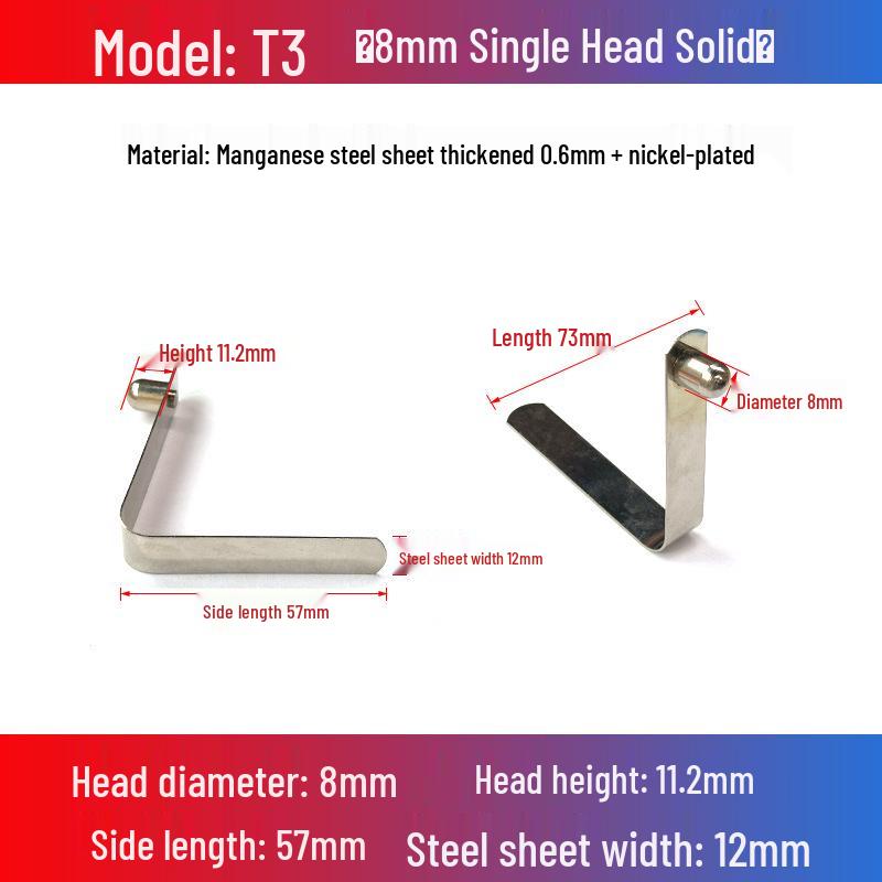 V-Shaped Spring Clip Buckle for Telescopic Tube and Tent Stroller Positioning