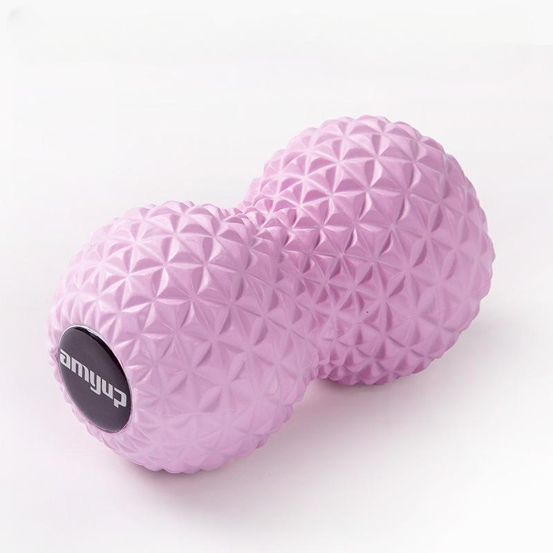 Arašídový masážní míč, Lacrosse Ball Masáž arašídovým válečkem pro terapii Rigger Point, relaxaci svalů, bolesti zad, jógu a zlepšení držení těla