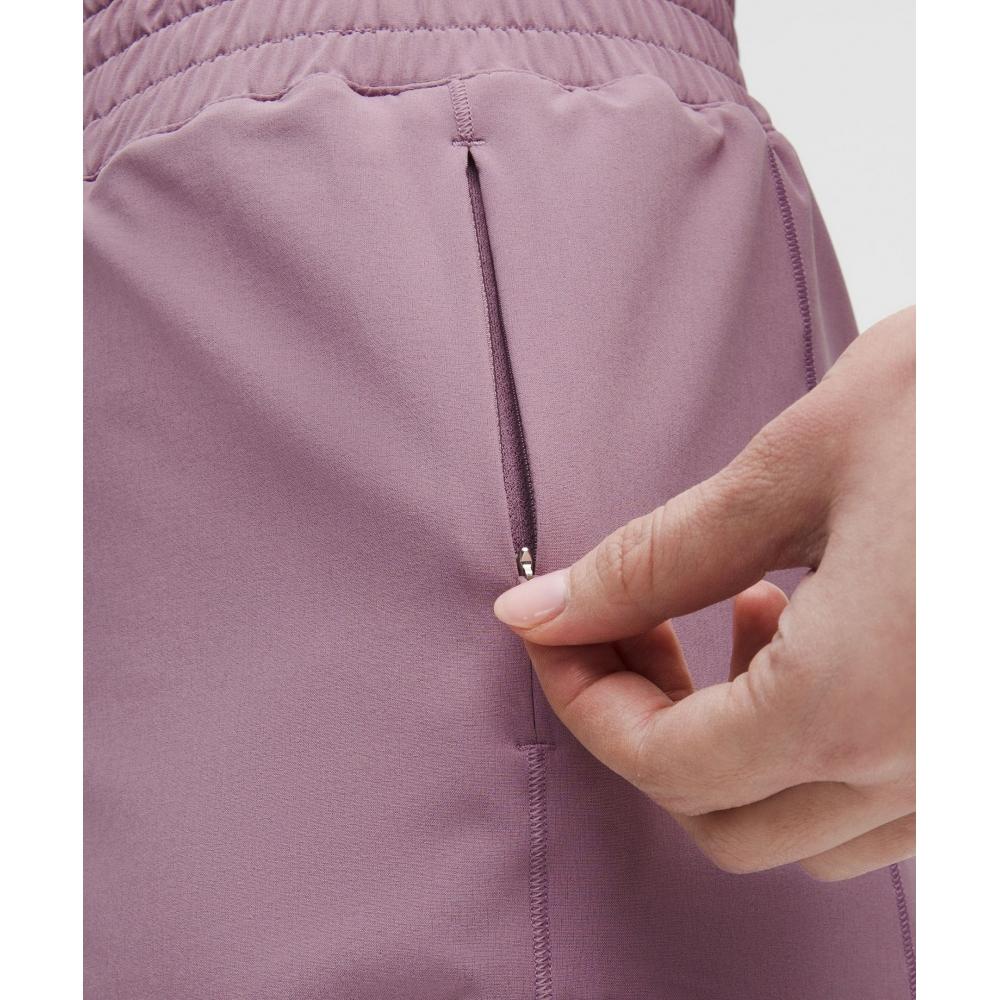 Lululemon Hotty Hot High Rise Lined Short 4  Lavender Lux
