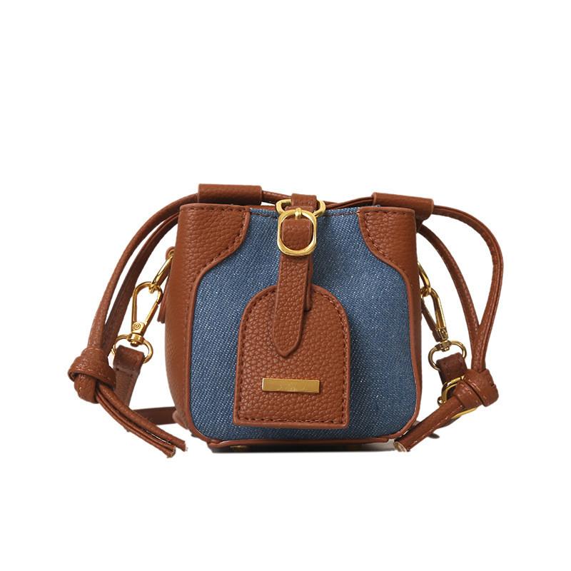 Trendy Gender Neutral Mini Checkerboard Handbag For Children Fashionable Design StyleD