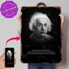 Albert Einstein Blechposter Benutzerdefinierte Wandkunst Retro Vintage Metallschilder für Fan-Zimmer Innendekoration Schreibtischdekoration Haus