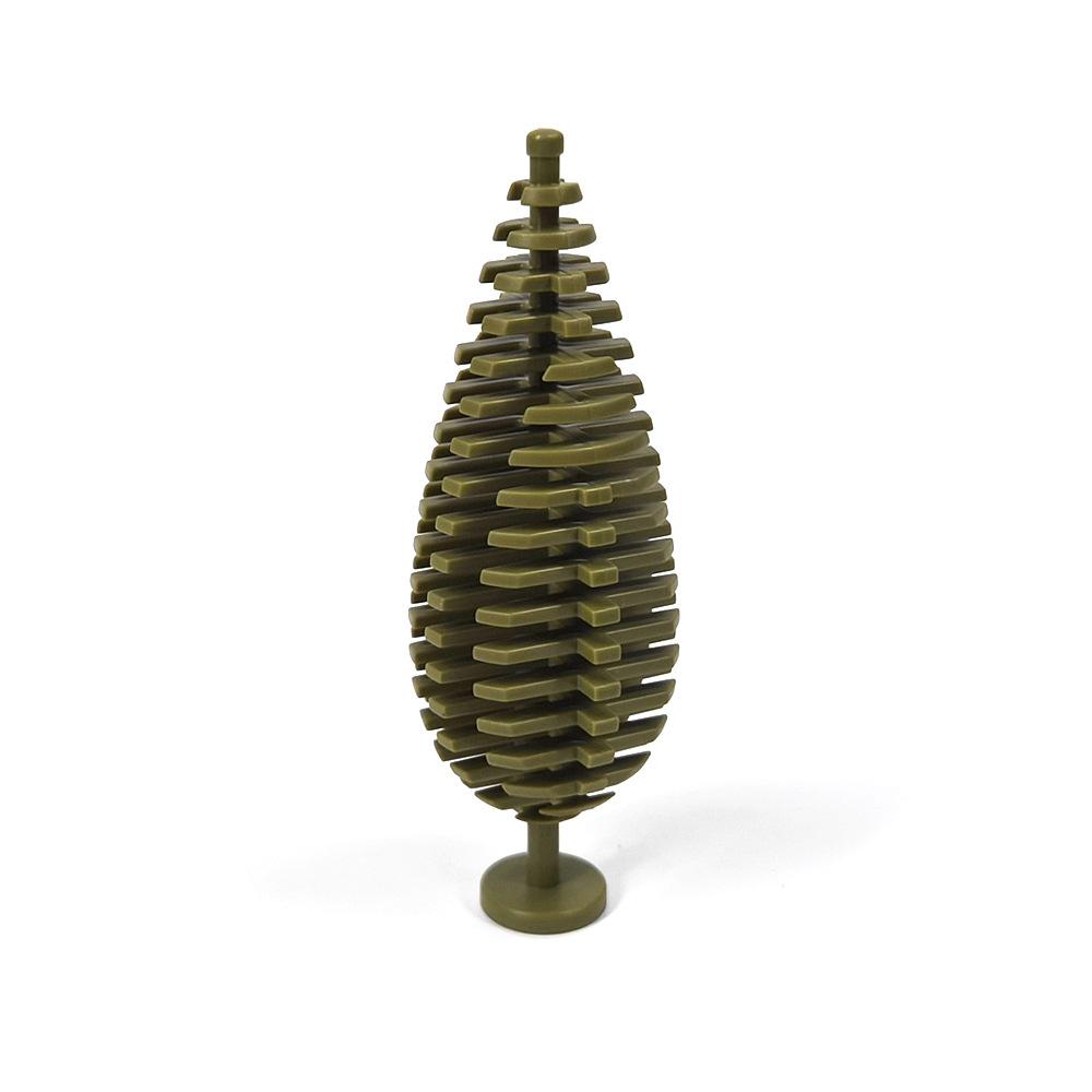 Small Particle Building Block Garden Forest Spare Parts Spruce Tree Pine Cypress 3778 Scene Street Scene Ornament