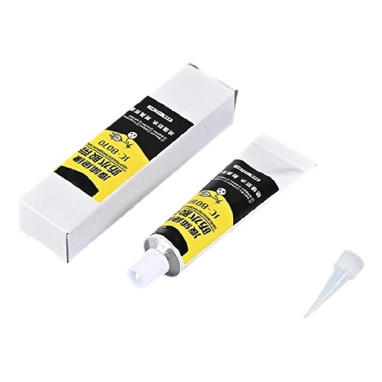 

None Toxic 50ml Silicone Rubber Windshield Sealant Rapid Permanent Bonding Various Vehicle Surfaces Leak Free Solution чёрный