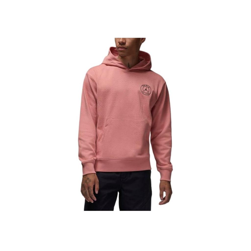 Jordan X PSG Współpraca Brandstmt FW24 M J FLC PO Modny Bluza z Kapturem Długi Rękaw Bluzy Unisex Różowy FV7730-685