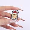 Humorous Holiday Duck Metal Badge Light Weight Alloy Brooch Lapel Pin For Jackets Backpacks Bag Hat Costume Decoration