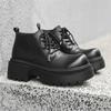 Platform Fashion Leather Men Chelsea Boot Brand DesignerItaly Dating Boots Classic Retro Casual Pointed Business Ankle Boots