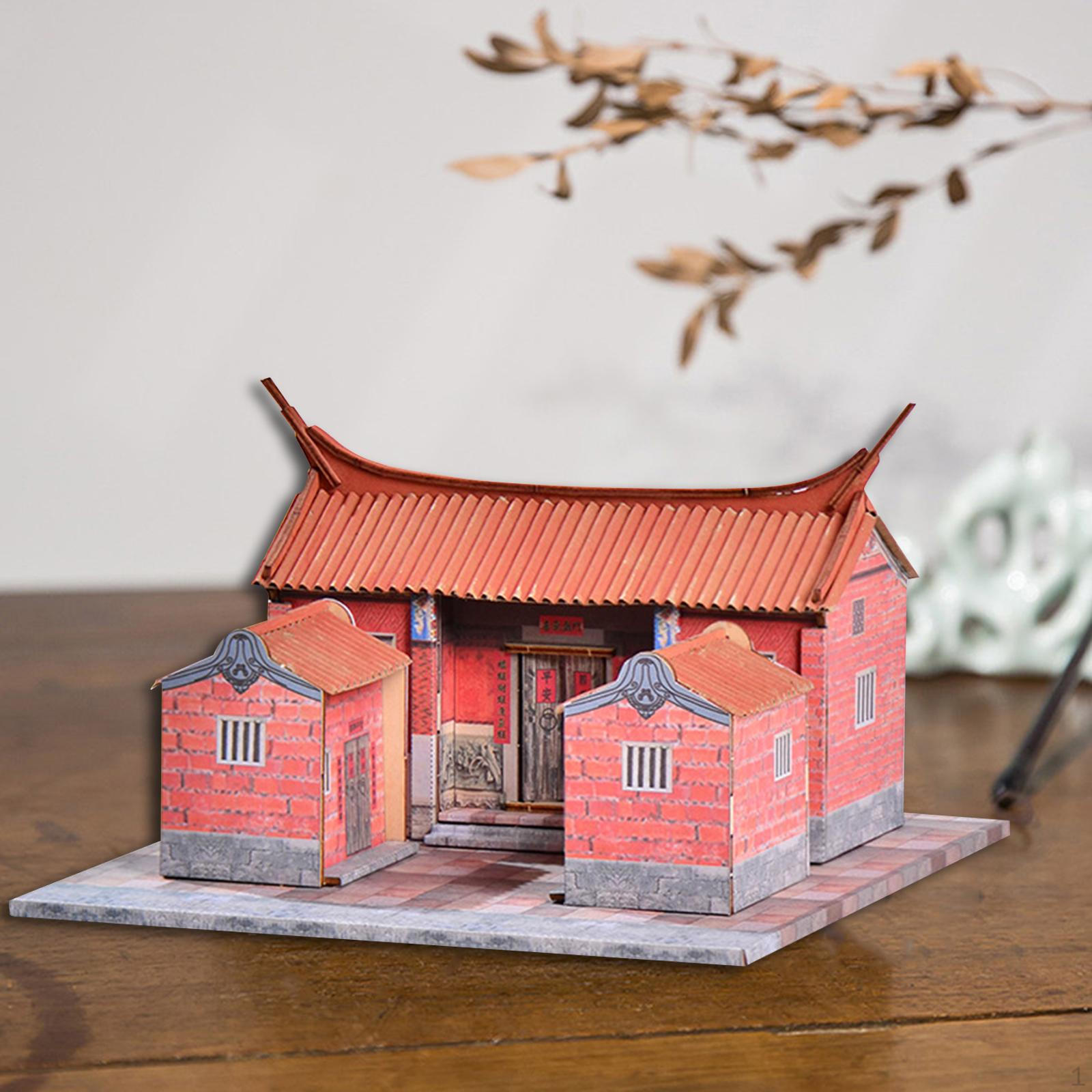 

DIY Miniature House Kits Architecture Model Self Assembly Handmade Creative Building for Adults