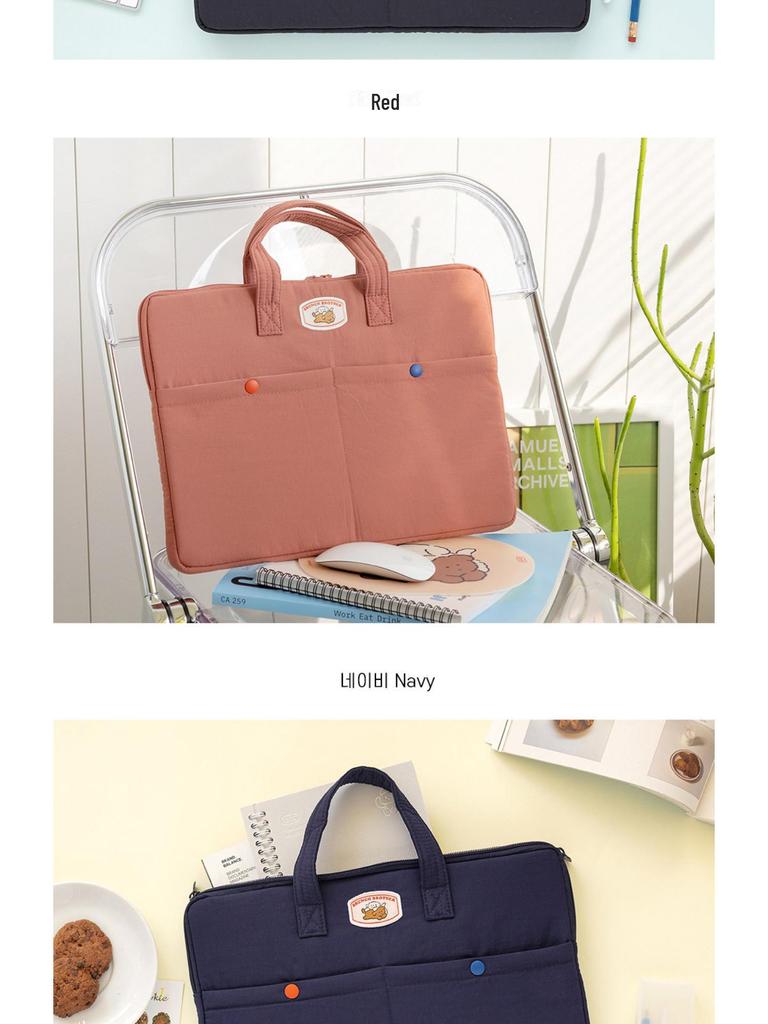 Student Laptop Bag for Apple 13.3", Huawei 14", Lenovo 15.6", iPad 11" Notebooks and Files