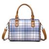 Fashionable large capacity checkered women's bag, college style class commuting shoulder bag, multifunctional backpack