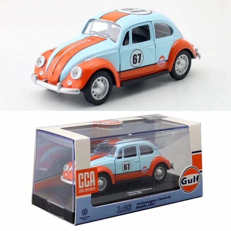 SPZS3 CCA Diecast 1/36 Volkswagen Classical Beetle Alloy Model T1 Bus Toy Boy Ford GT Simulation Miniature Voiture with Display Box QM9