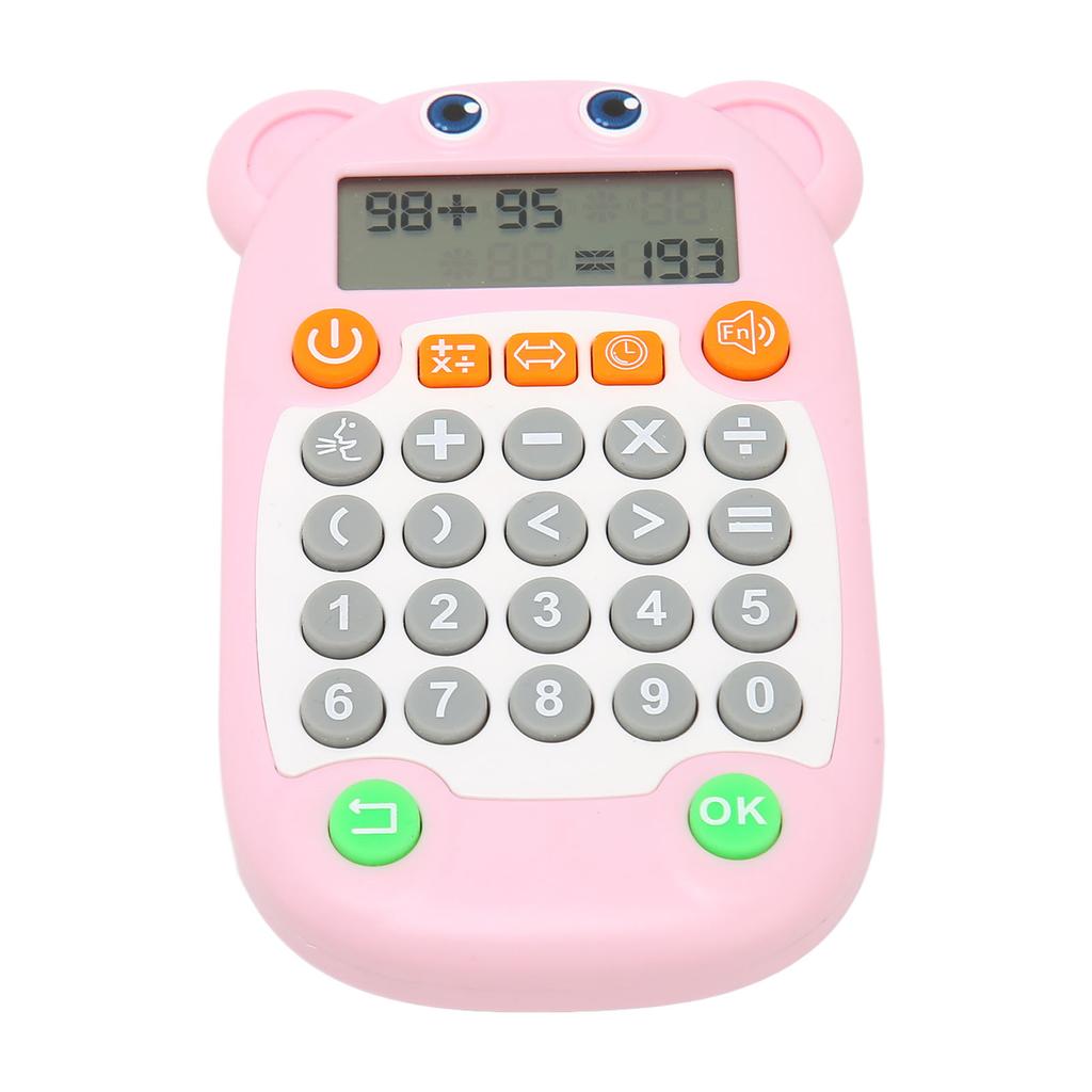 Arithmetic Exercise Toy Digital Display Voice Prompt 27 Keys USB C Arithmetic Training Machine for Kids Education