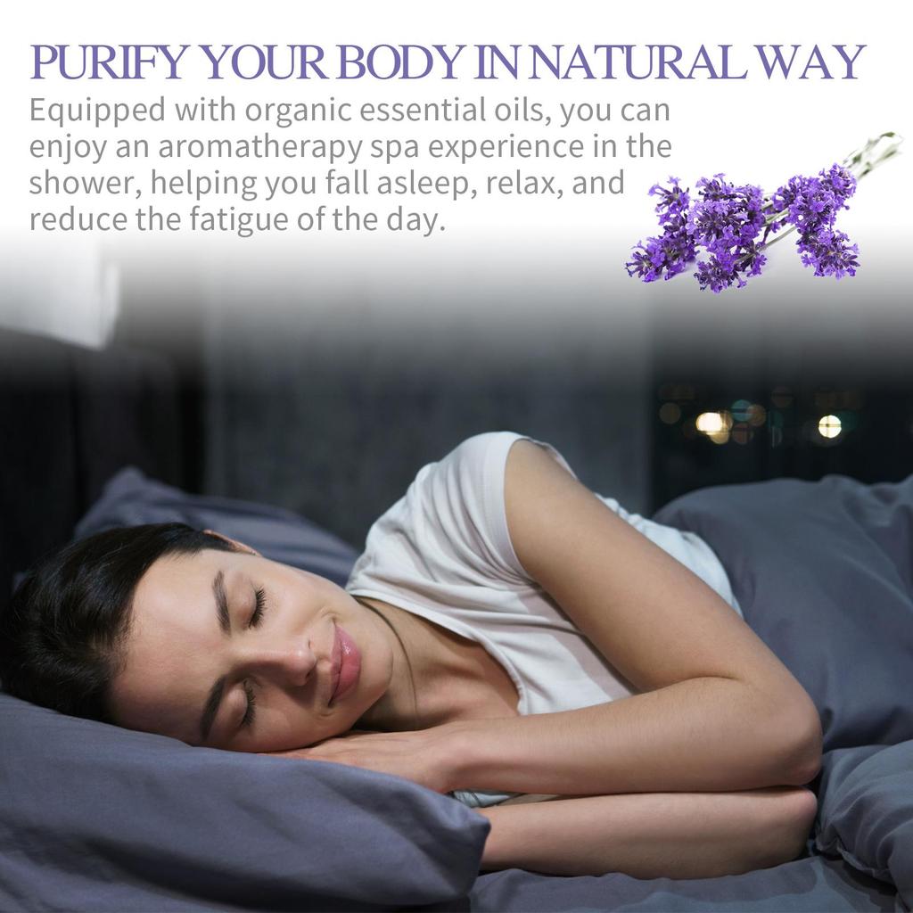 6pcs Aromatherapy Shower Tablet Refreshing Shower Deep Cleaning Long Lasting Fragrance Home Aromatherapy Shower Tablet