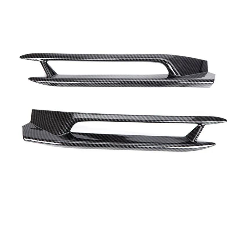 

Carbon fiber look style front fog cover trim for Honda Accord 10th 2018 2019
