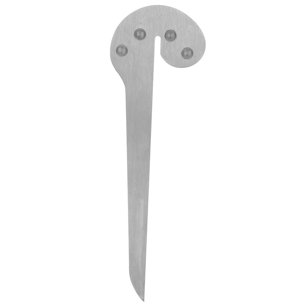 Center Gauge Wookworking Ruler Small Portable Marking Tool Stainless Steel Supplies