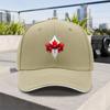 Canadian Maple Leaf Adjustable Baseball Cap for Unisex Women Lightweight Printed Hat