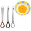Manual Egg Beater Silicone Spring Coil For Stirring Whipping Foaming Creamy Mixer Sauce Blender Baking Accesorios