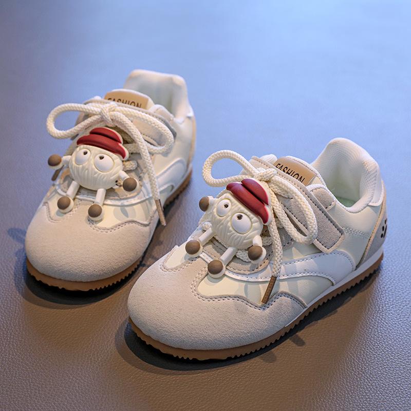 2025 Autumn New Students Boys Soft Sole Comfortable Sports and Leisure Shoes Korean Version of Foreign Style Versatile Girls Board Shoes