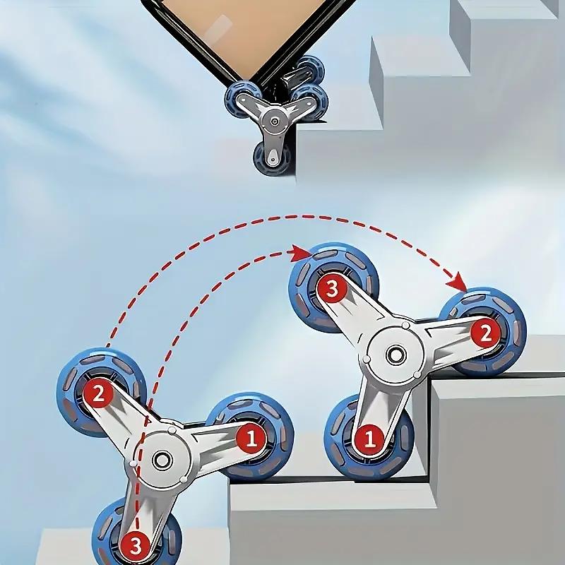 1 tk Kokkupandav Ostukäru Transportkäru Kaasaskantav Trepist ronimiseks Liigutamiseks Suur Kandevõime Transportimine Mitu Suurust